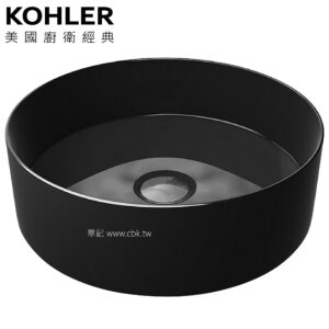 KOHLER MICA 圓形獨立盆(亮黑) K-90012T-7 期貨