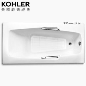 KOHLER Caribbean 嵌入式鑄鐵浴缸(180cm) K-810T-0