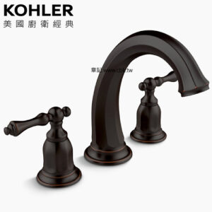 KOHLER Kelston 缸上型龍頭(典雅黑) K-13494T-4-2BZ