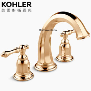 KOHLER Kelston 缸上型龍頭(玫瑰金) K-13494T-4-RGD