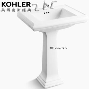 KOHLER Memoirs 瓷腳面盆(61cm) K-2238T-1-0