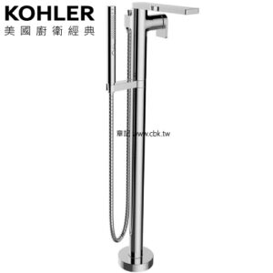 KOHLER Composed 落地式浴缸龍頭含軸心(含預埋軸心) K-73087T-B4-CP