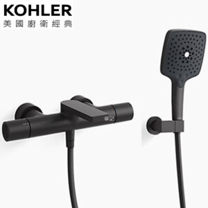 KOHLER Composed 恆溫沐浴龍頭(霧黑) K-73110T-7-BL