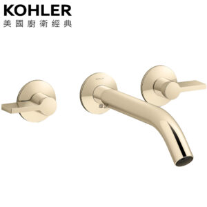 KOHLER Components 附牆浴缸龍頭含預埋軸心(法蘭金) K-78014T-4-AF