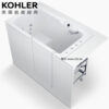 KOHLER Belay 走入式壓克力按摩浴缸(150cm) K-23769T-LCP-0_K-23769T-RCP-0