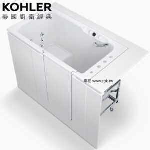 KOHLER Belay 走入式壓克力按摩浴缸(150cm) K-23769T-LCP-0_K-23769T-RCP-0