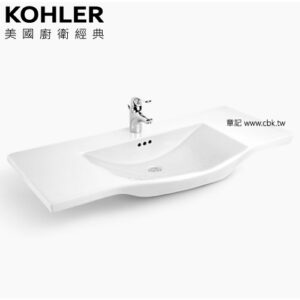 KOHLER Urbanity 一體式檯面盆(110cm) K-15096T-1-0