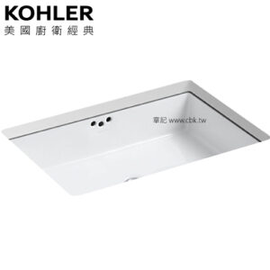 KOHLER Kathryn 下嵌檯面盆(60.6cm) K-2297-0