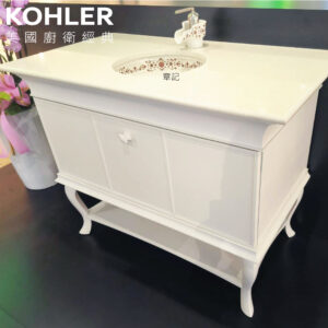 KOHLER Provinity 浴櫃盆組附龍頭(111cm) K-2559T-F42_14046_11000-JB-96
