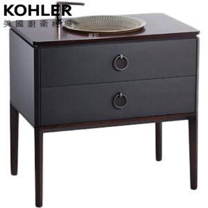 KOHLER Ming 浴櫃盆組(不含龍頭) - 水墨煙灰色(90cm) K-77127T-CG1_K-17890-RL-RB2