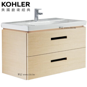 KOHLER ModernLife 浴櫃盆組(90cm) K-77838T-1-0_K-77138T-S01