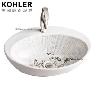 KOHLER Benjarong 檯面盆(61.5cm) K-98420T-TS.TG