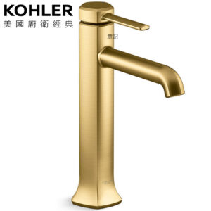 KOHLER Occasion 高腳面盆龍頭(摩登金) K-EX27003T-4-2MB