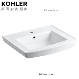 KOHLER Archer 半嵌檯面盆(60.8cm) K-2358-1-0