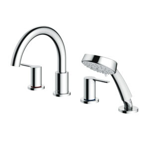 TOTO TBS01202PA 浴缸用四孔混合龍頭