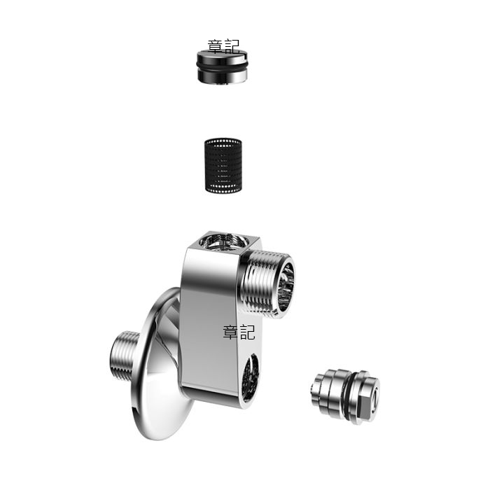 Alternative view of 海廷頓(HUNTINGTON)進水彎頭 P0642101-TW