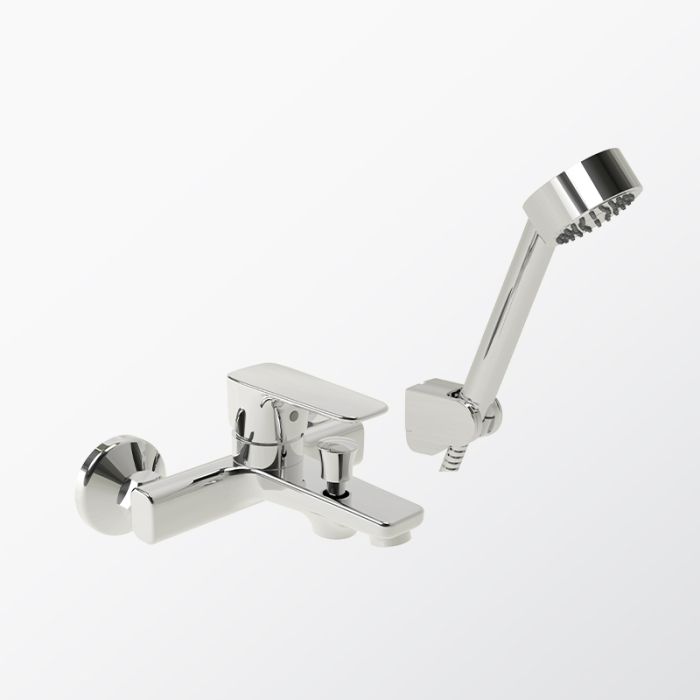 海廷頓HUNTINGTON 絲肯單把掛牆淋浴浴缸龍頭 S5383501-TW