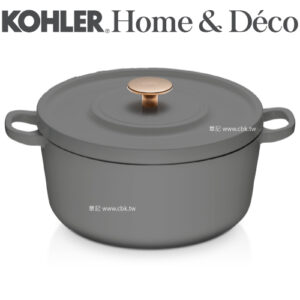 KOHLER 24cm鑄鐵鍋(霧灰) CG-52302-DGR