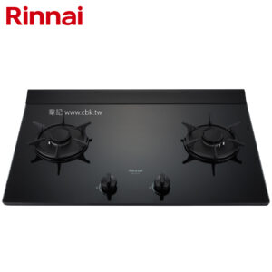 林內牌Rinnai檯面式彩焱玻璃雙口爐 RB-L2710G(B)【送免費標準安裝】