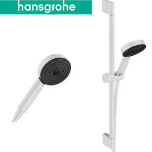 hansgrohe Pulsify Select S 蓮蓬頭滑桿組(霧白) 24161700