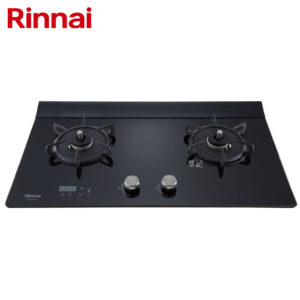 林內牌Rinnai檯面式緻溫玻璃雙口爐 RB-A2660G(B)【送免費標準安裝】