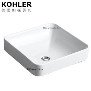 KOHLER Forefront 上嵌檯面盆(41.3cm) K-2661T-0