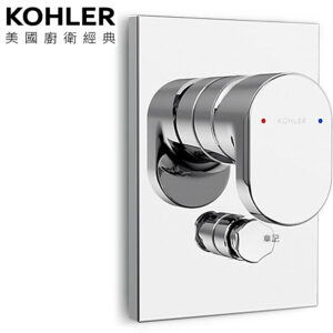 KOHLER Oblo 入牆式浴缸與淋浴面板(不含埋壁閥體) K-45366T-4-CP