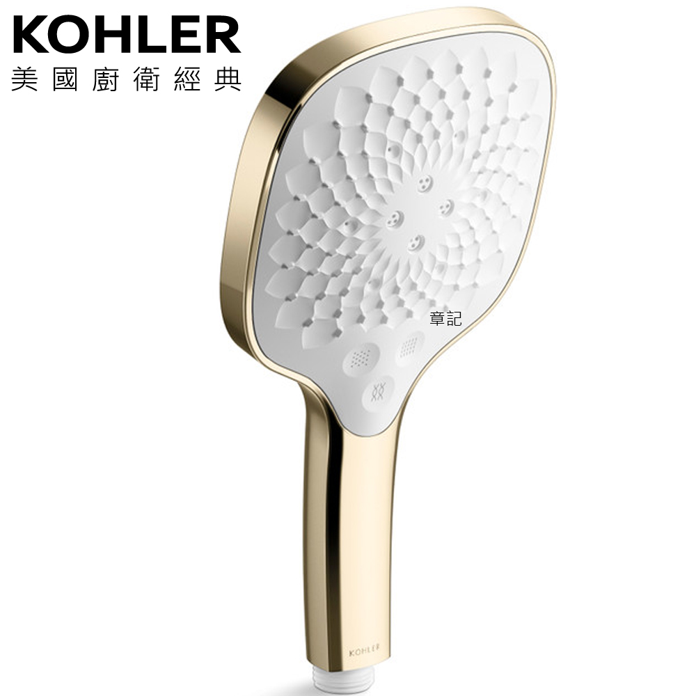 ★ 廚衛升級優惠 ★ KOHLER Rain Duet WaterMind 多功能手持花灑蓮蓬頭(法蘭金) K-R33408T-AF