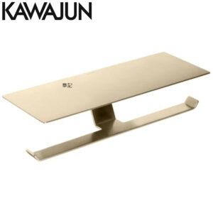 KAWAJUN 平台式雙廁紙架(亮面香檳金) SE-62W-P06