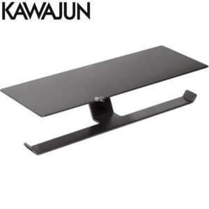 KAWAJUN 平台式雙廁紙架(亮面黑) SE-62W-P08