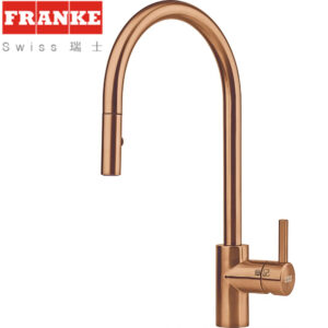 FRANKE Eos Neo 不鏽鋼伸縮廚房龍頭(玫瑰金) 115.0628.254【全省免運費宅配到府】