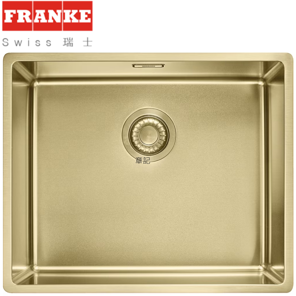 FRANKE 不鏽鋼水槽-金色 (54x45cm) BXM 210 110-50 GD【全省免運費宅配到府】