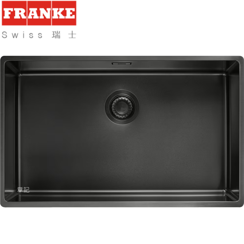 FRANKE 不鏽鋼水槽-曜石黑 (72.5x45cm) BXM 210 110-68 MB【全省免運費宅配到府】