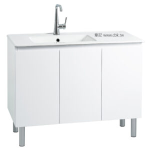 電光牌TENCO浴櫃盆組附龍頭(101cm) STF1720WB-AA1